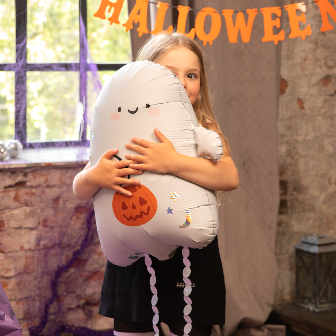 Ballon en aluminium sur pied « Fantôme d&