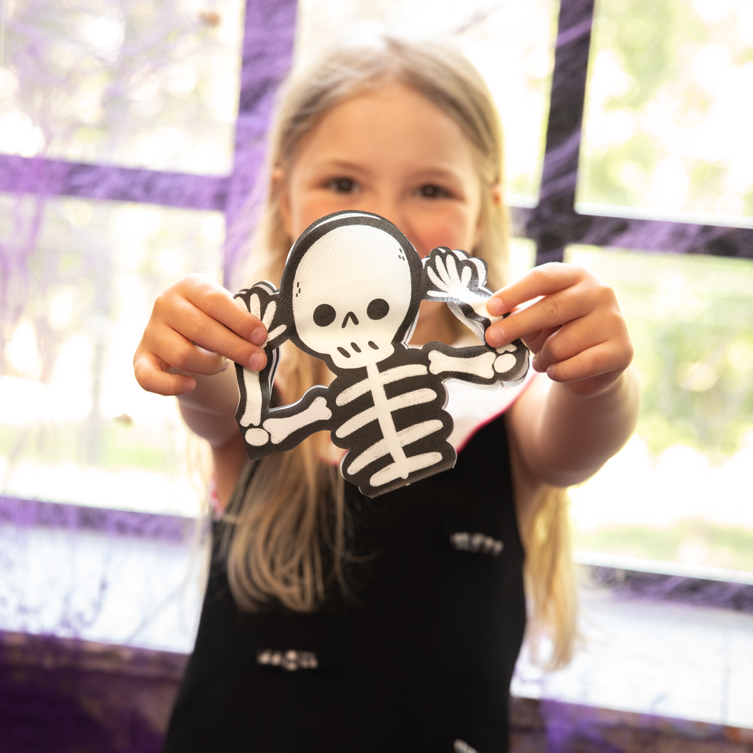 Serviettes de table « Squelette d&