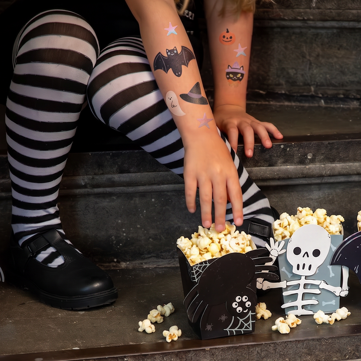 Abwaschbare Tattoos „Halloween Spooky Friends“, 22 Stück