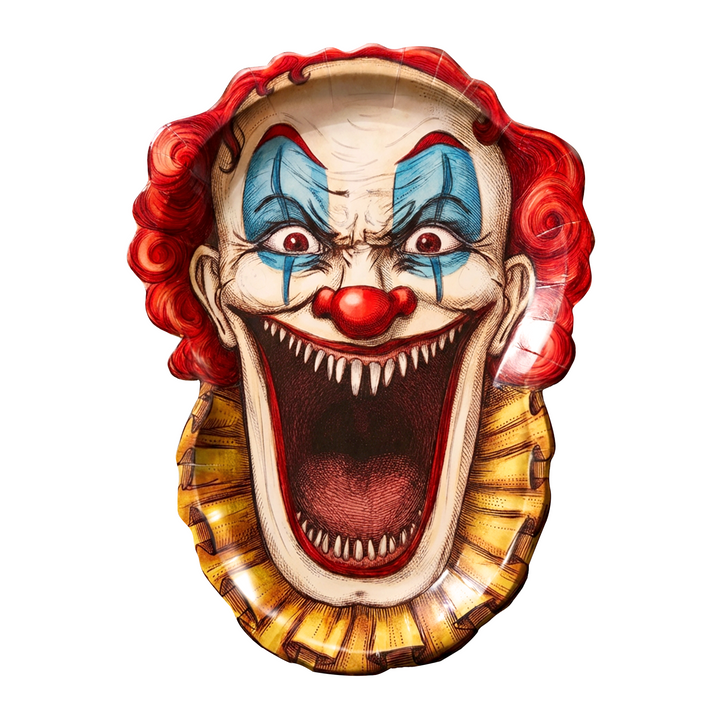 Assiettes en papier « Halloween Freak Show », lot de 6
