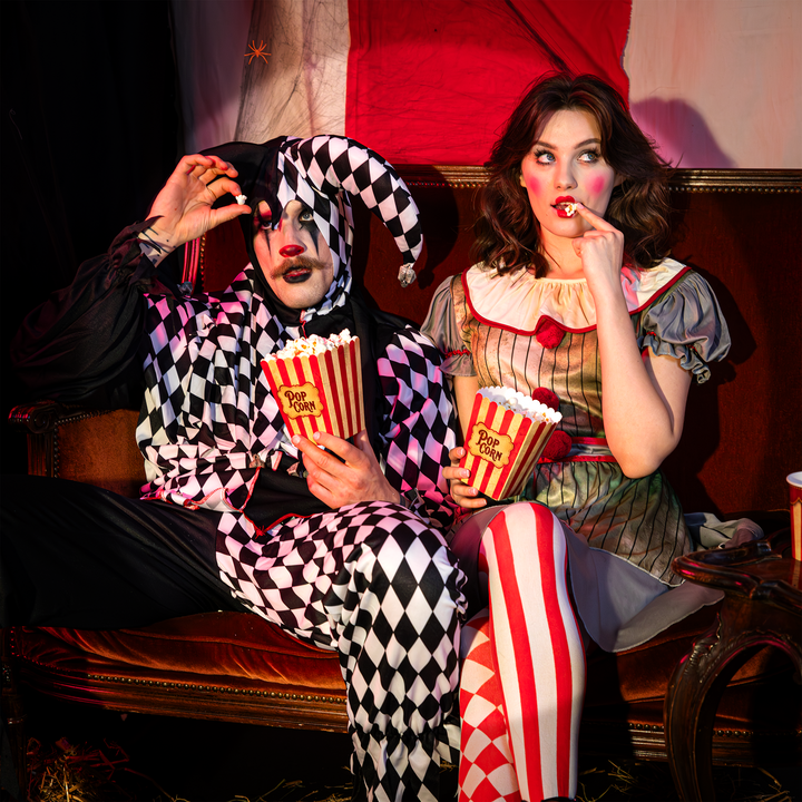 Boîte à pop-corn « Halloween Freak Show », lot de 6