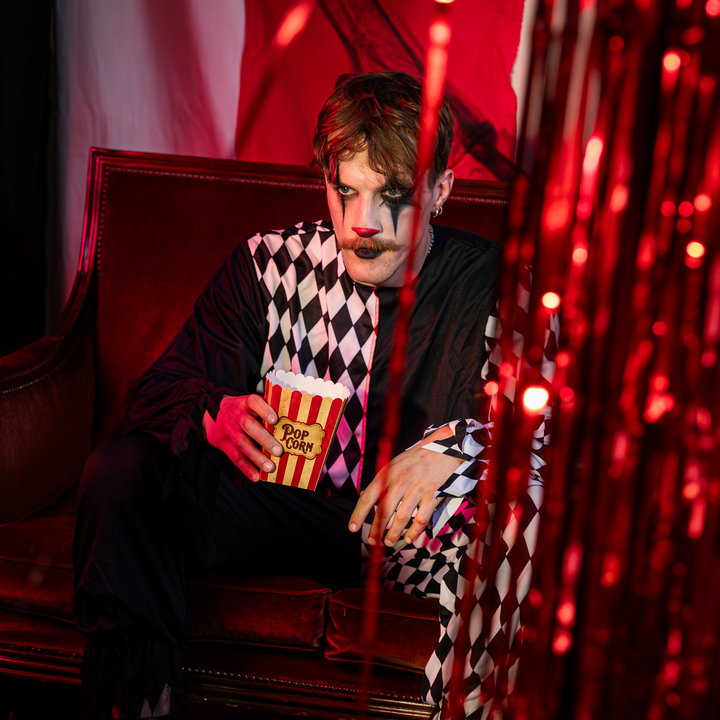 Boîte à pop-corn « Halloween Freak Show », lot de 6