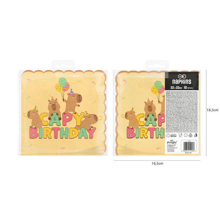 Serwetki Capybara 10 szt.