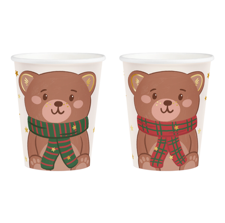 Christmas Bear Mug, 270 ml, 6-pack