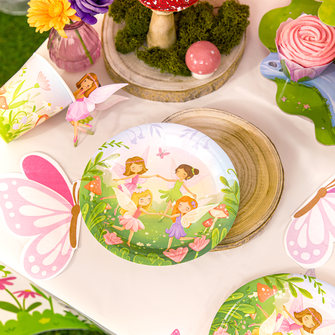 "Fairies" 7-inch Paper Plates, 6-piece set
