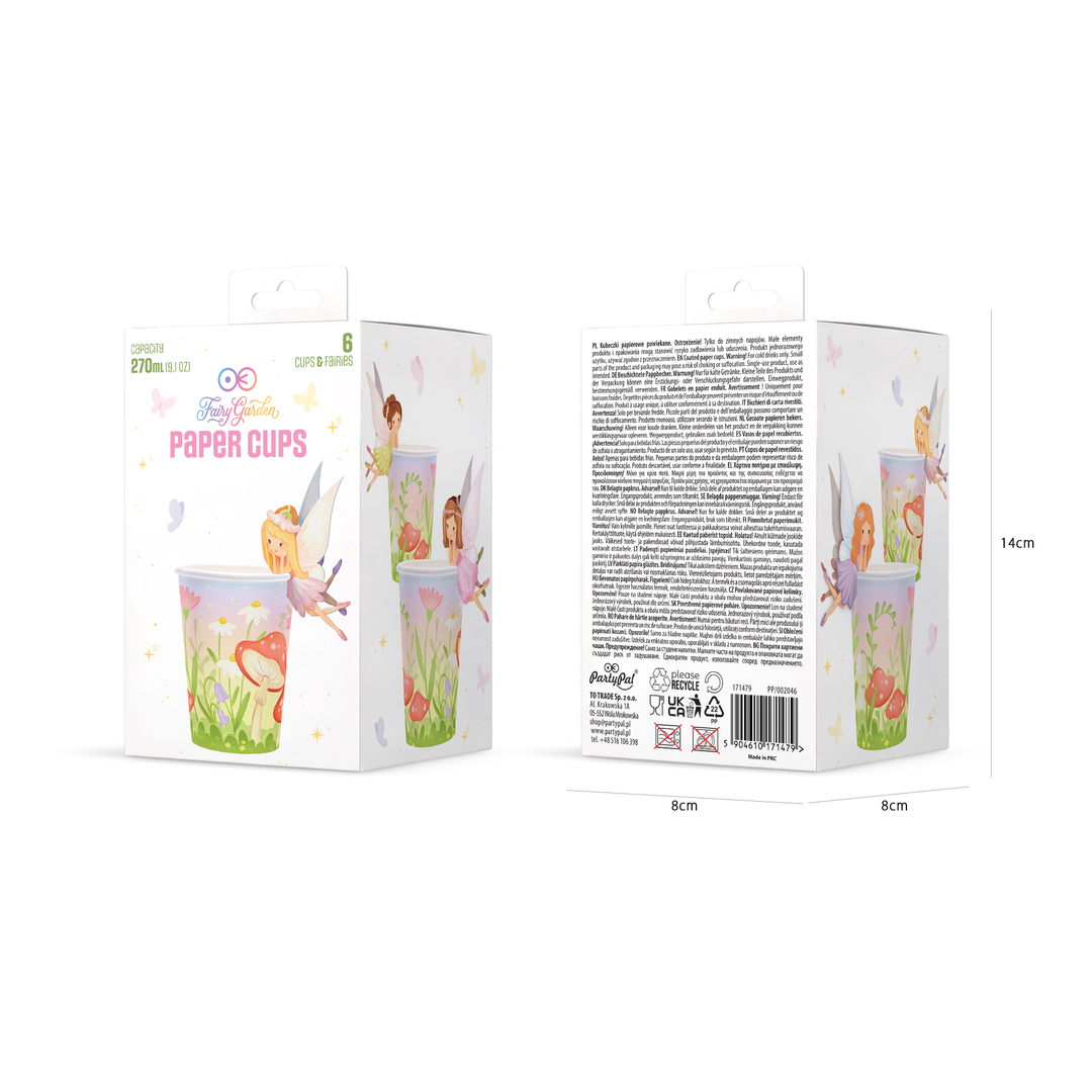 Tazza “Fata” 270 ml, set da 6 pezzi fai da te