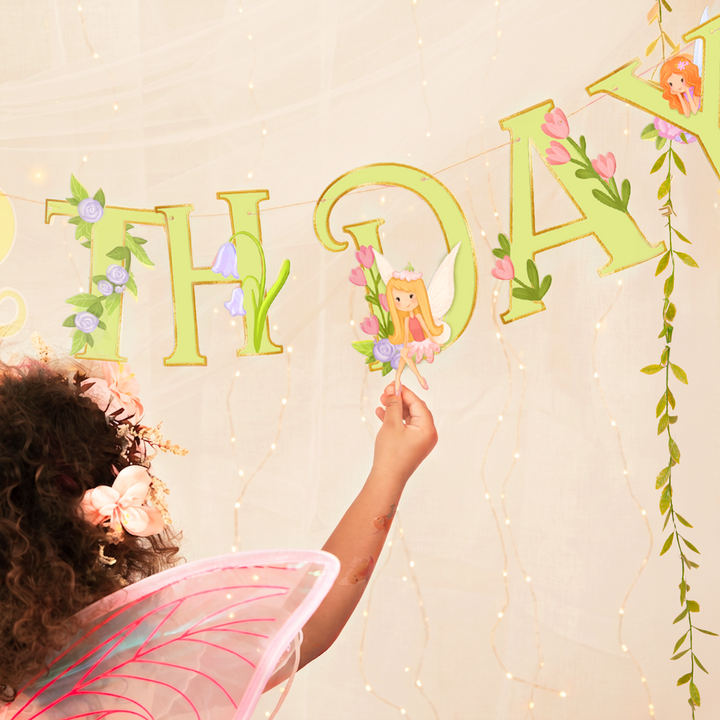 Baner Happy Birthday Wróżki 210x22cm