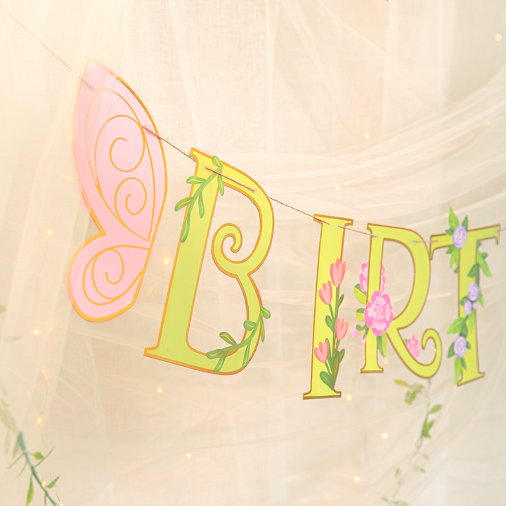 Baner Happy Birthday Wróżki 210x22cm
