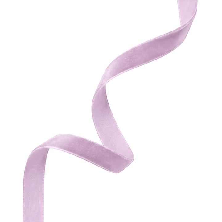 Nastro in velluto viola chiaro 0,1x10 m
