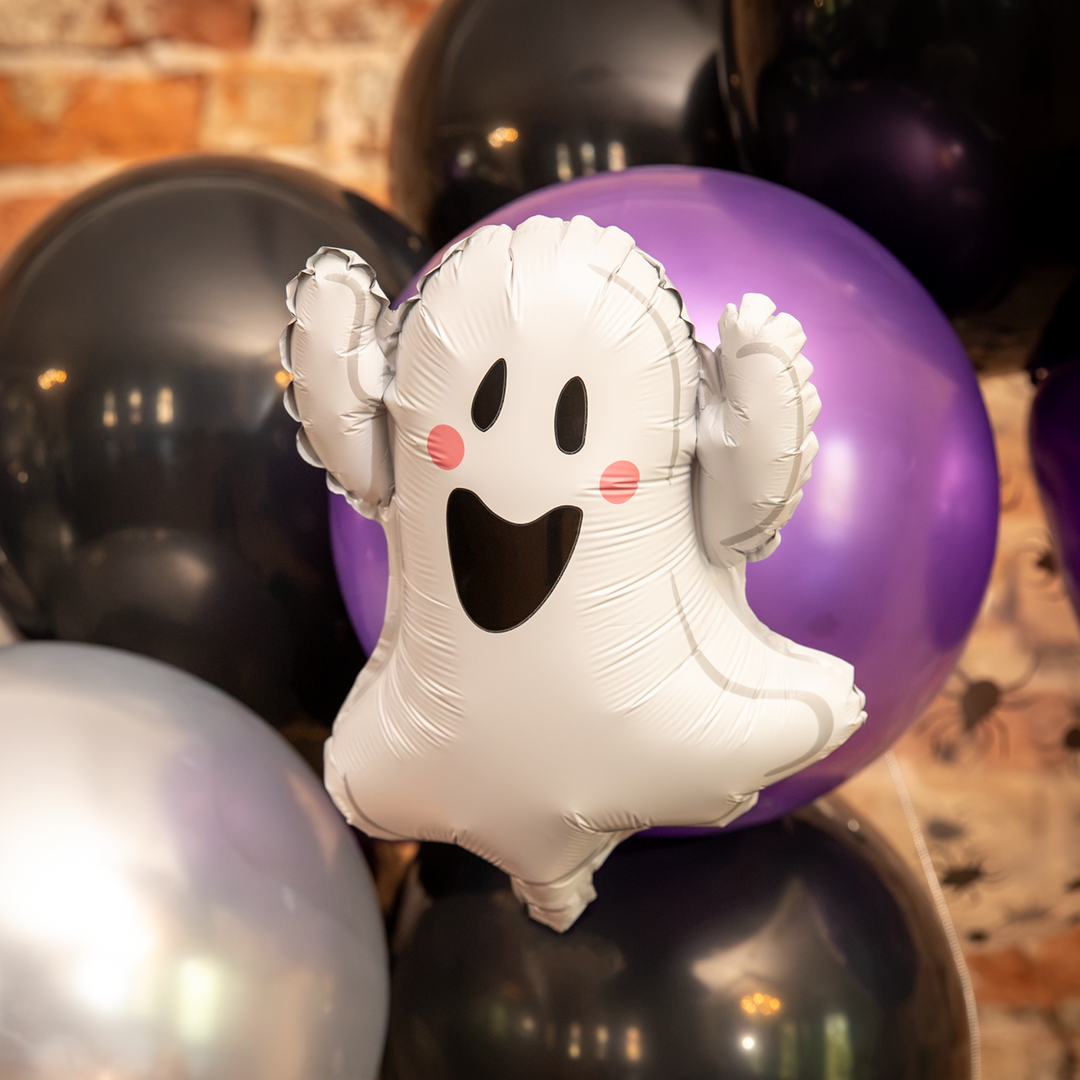 Ballons en aluminium Halloween, lot de 5 - coffret
