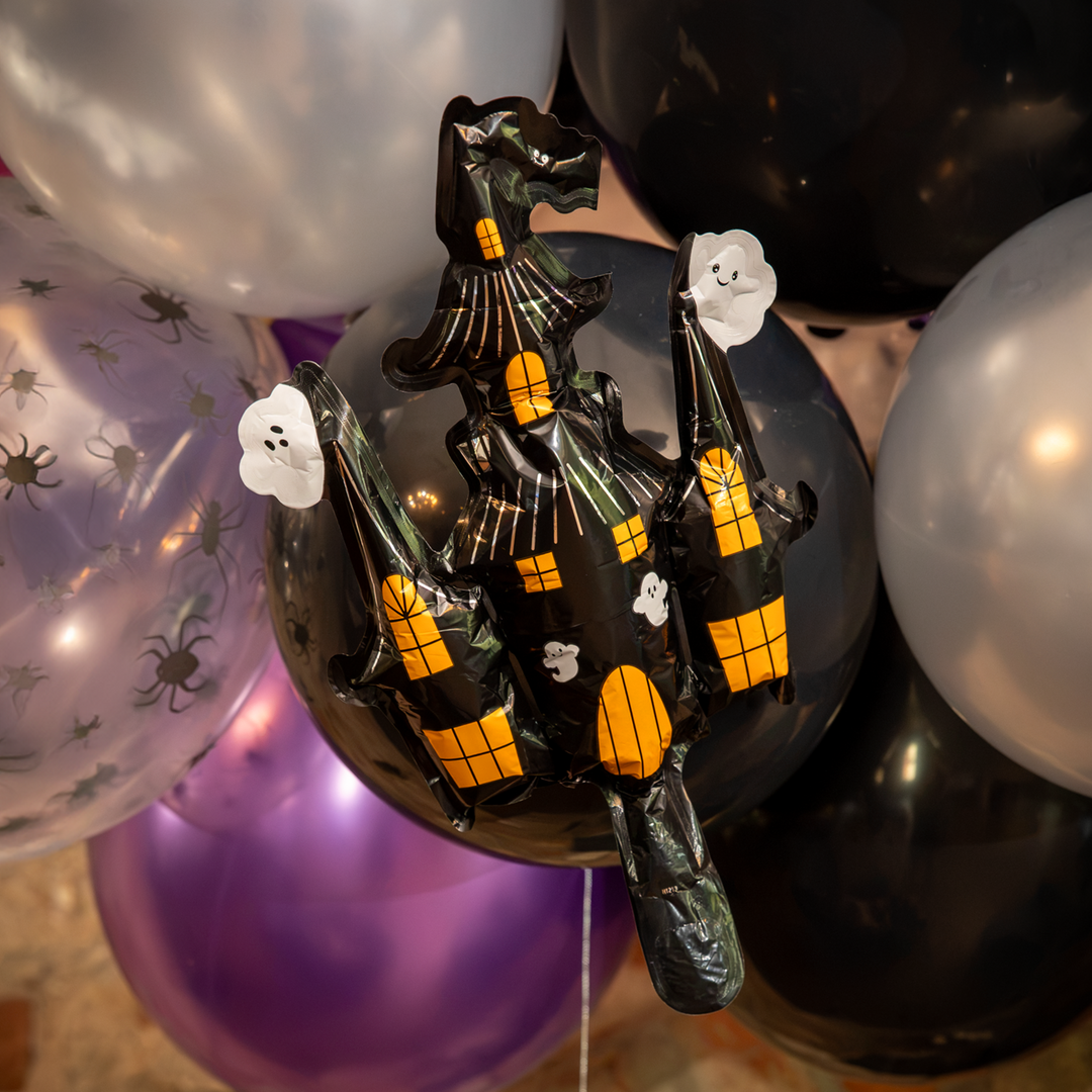 Ballons en aluminium Halloween, lot de 5 - coffret