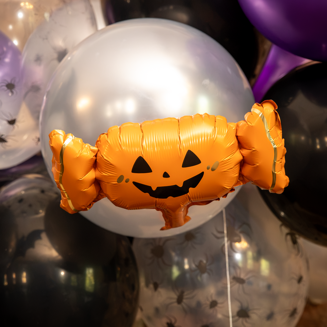 Ballons en aluminium Halloween, lot de 5 - coffret