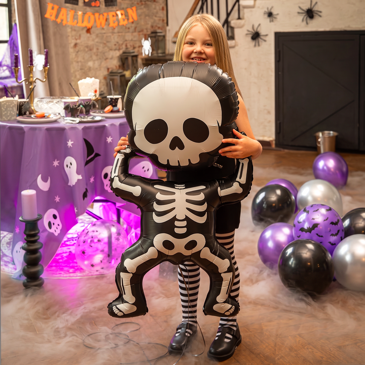 Ballon en plastique « Squelette d&