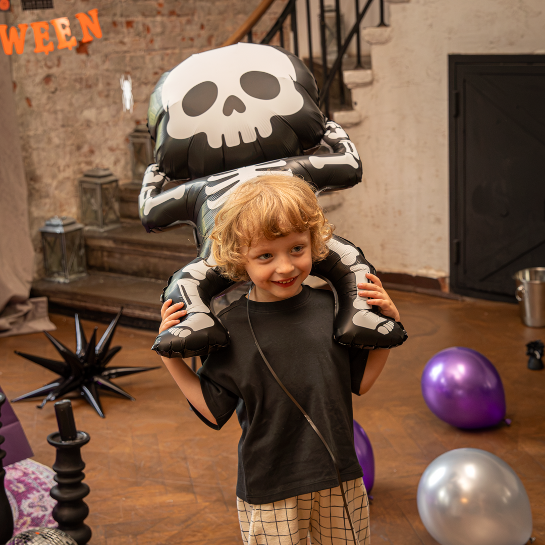 Ballon en plastique « Squelette d&