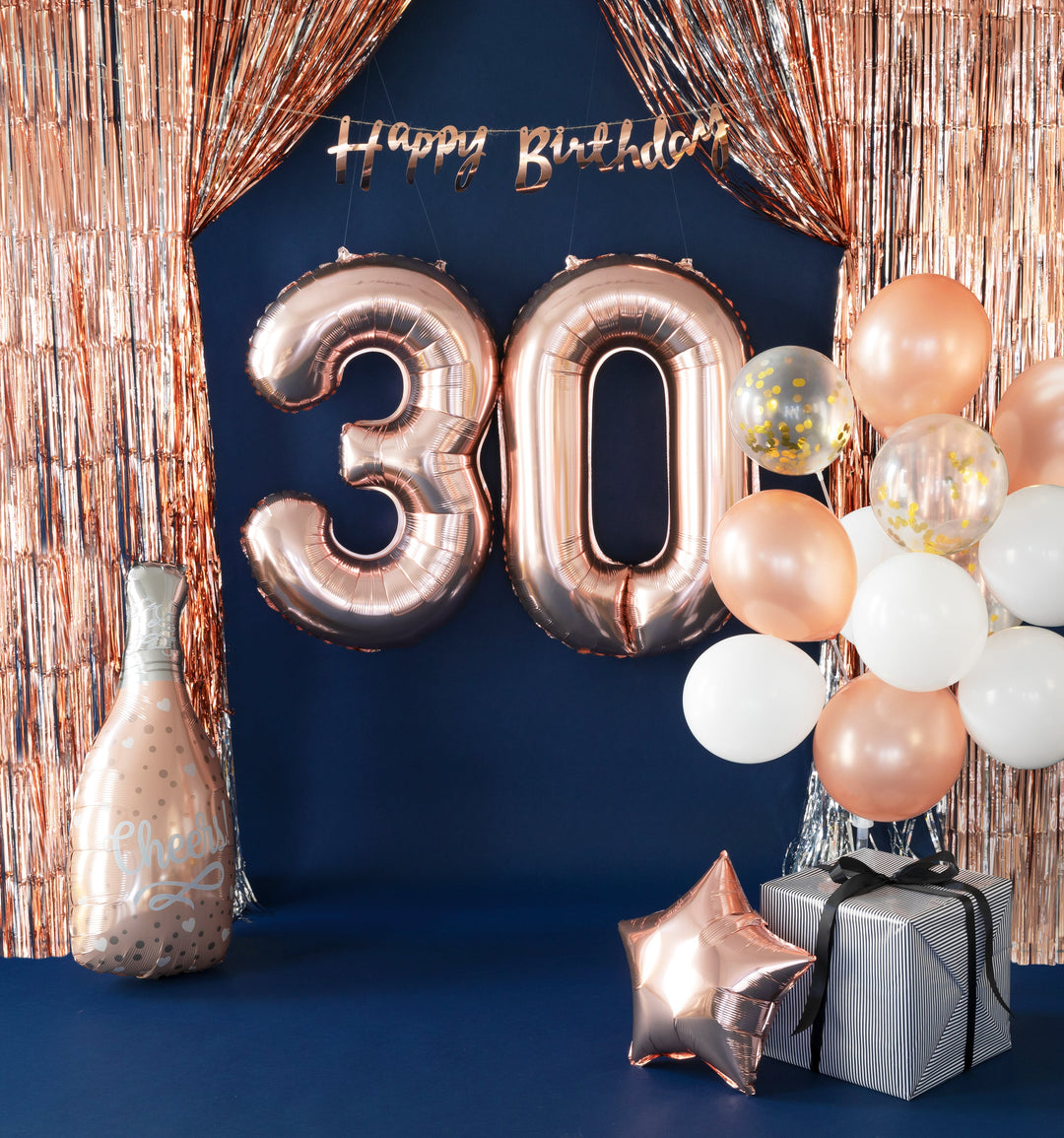 Balony chrom rose gold 12 cali 100 szt.