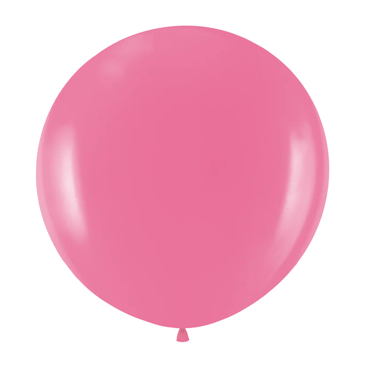 Balon okrągły fuksja 36cali 1szt.