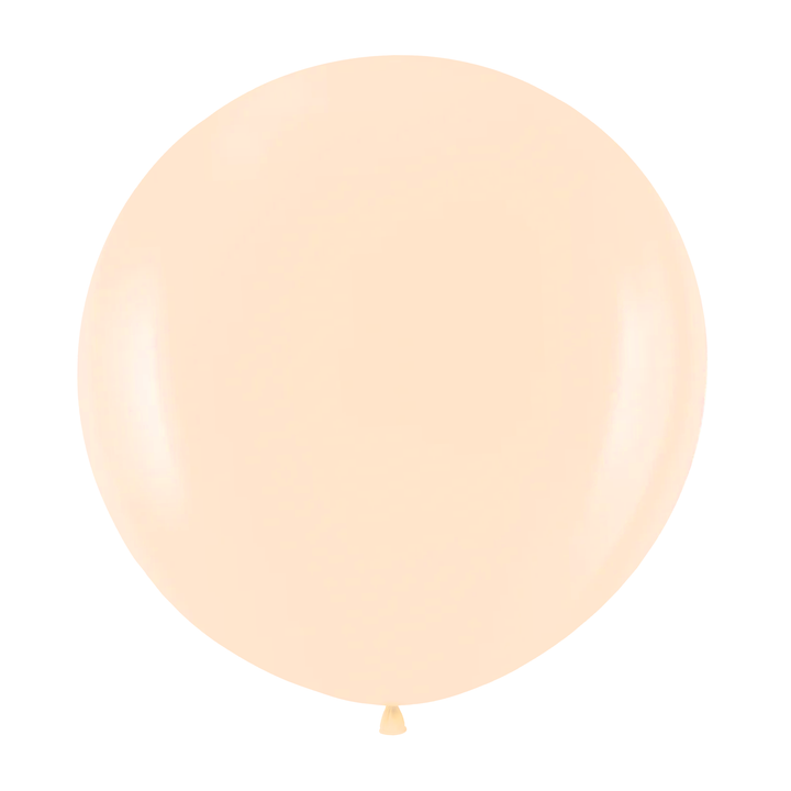Balon okrągły pastelowy łososiowy 36cali 1szt.