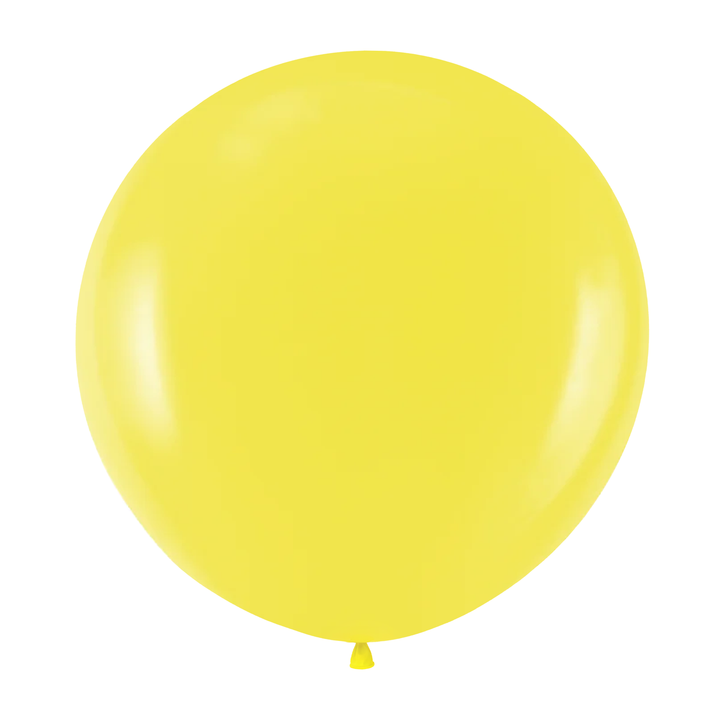 Balon okrągły żółty 36cali 1szt.