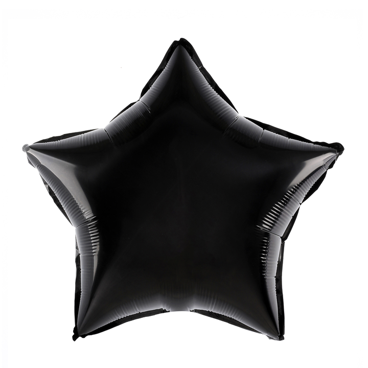 Folienballon „Stern“, schwarz, 18 Zoll