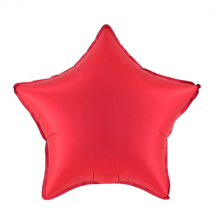 Folienballon „Stern“, mattrot, 18 Zoll, N