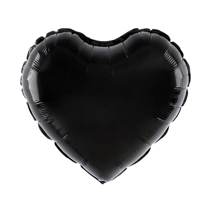 Balon foliowy Serce czarny 18cali