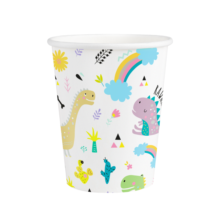 Becher „Dinosaurier“, 220 ml, 6 Stück