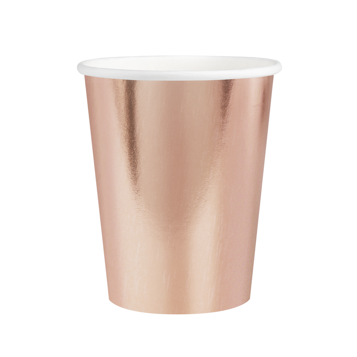 Kubek rose gold 220ml 6szt.