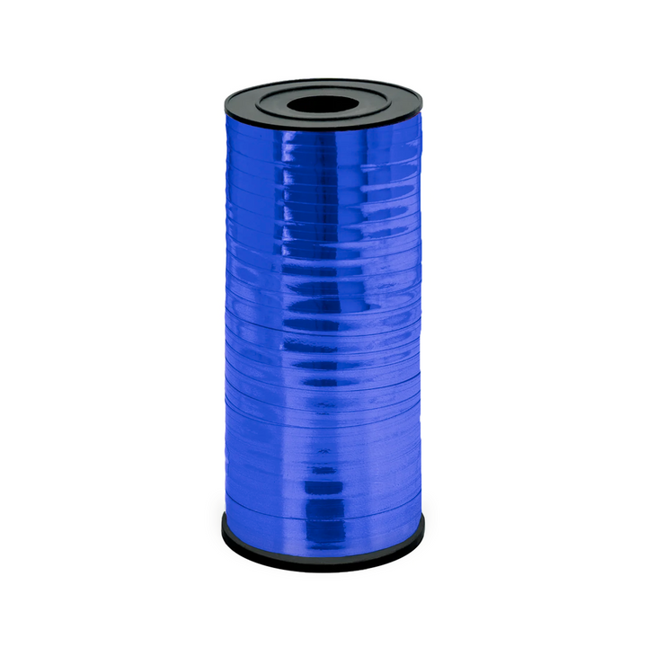 Glänzendes blaues Kunststoffband, 92 m