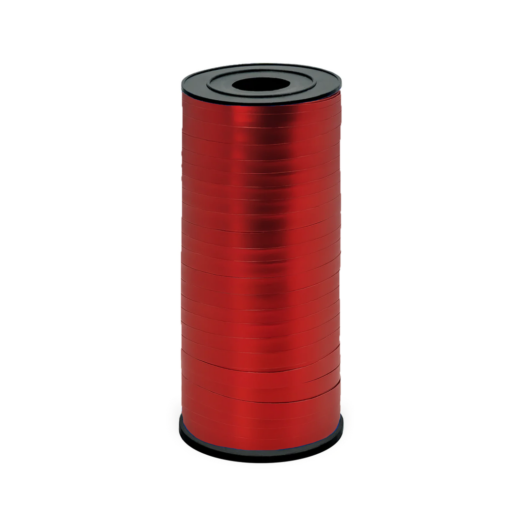 Chromatic red plastic ribbon 92m