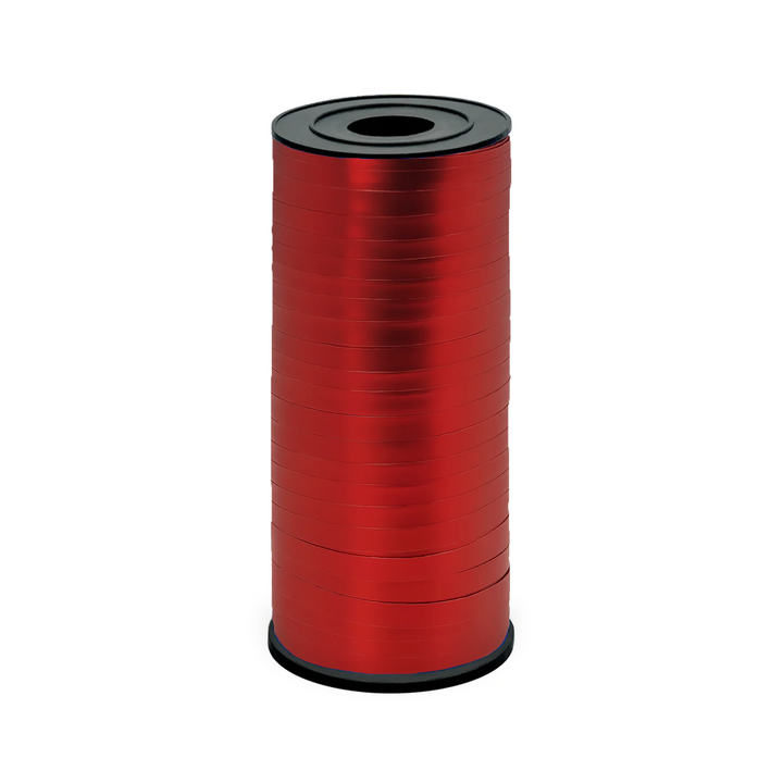 Chromatic red plastic ribbon 92m