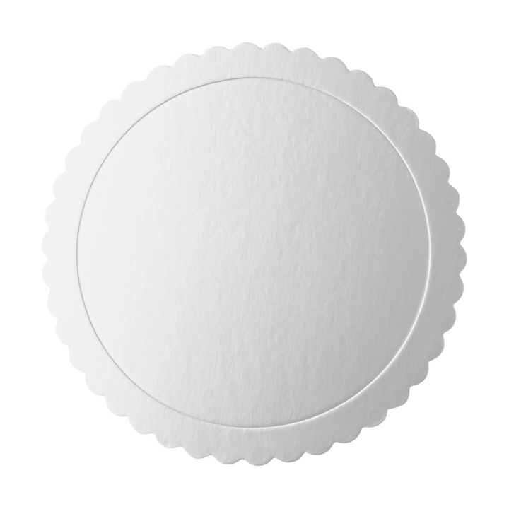 Tacka na ciasto okrągła srebrna 20cm 1szt.