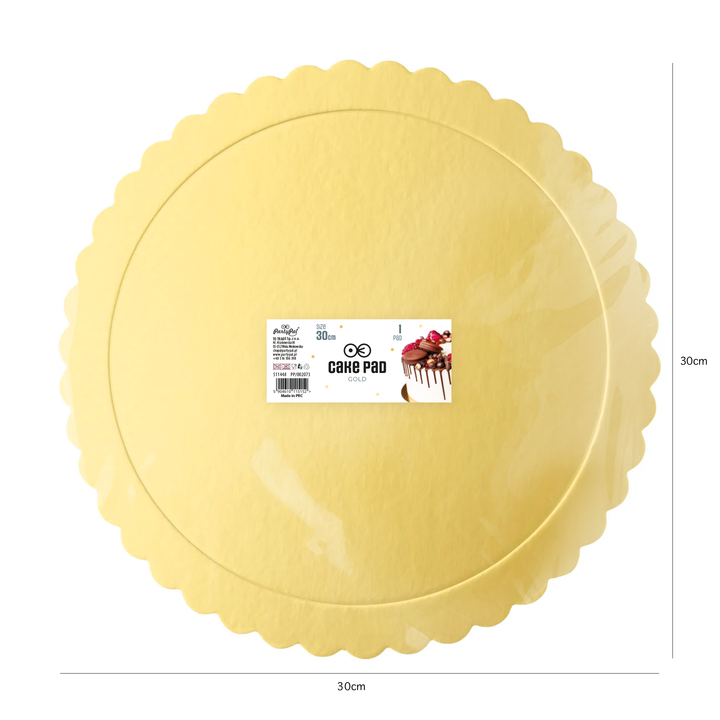 Tacka na ciasto okrągła złota 30cm 1szt.