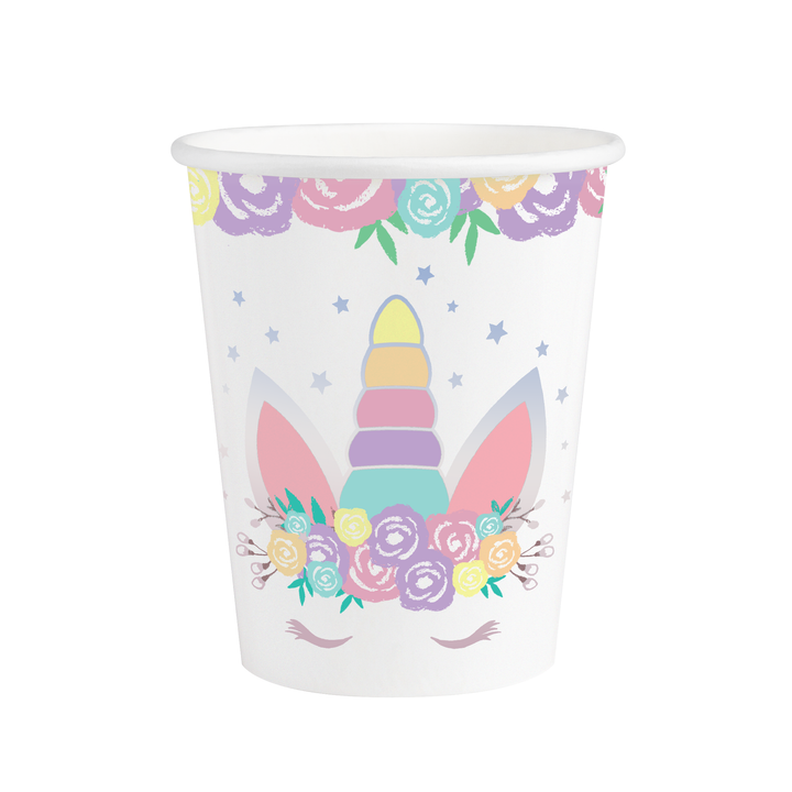 Einhorn-Becher 220 ml, 6 Stück