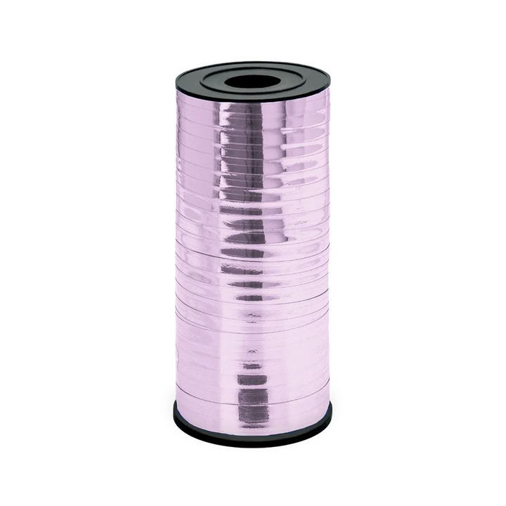 Shiny lilac plastic ribbon 92m