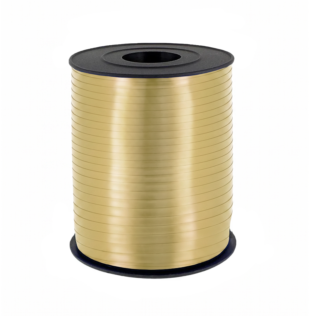 Chromatic gold plastic ribbon 225m