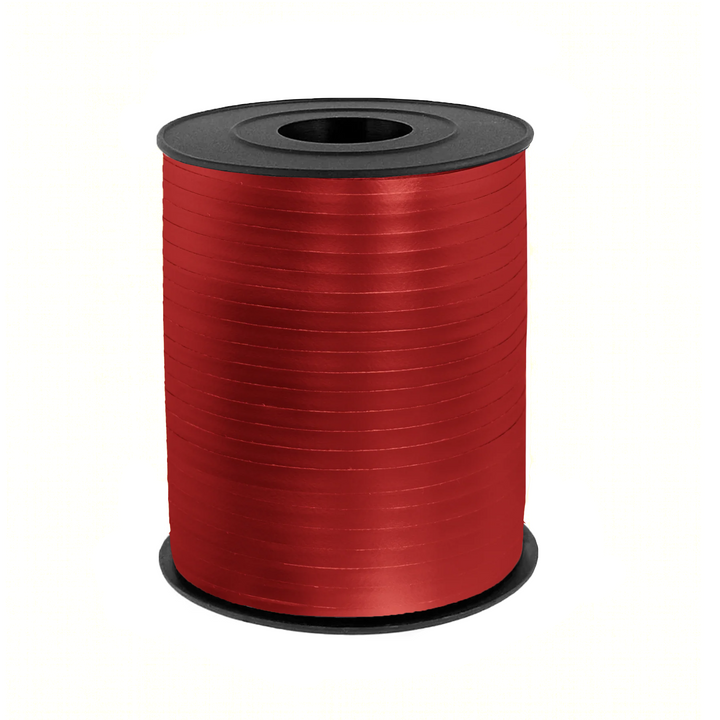 Chromatic red plastic ribbon 225m