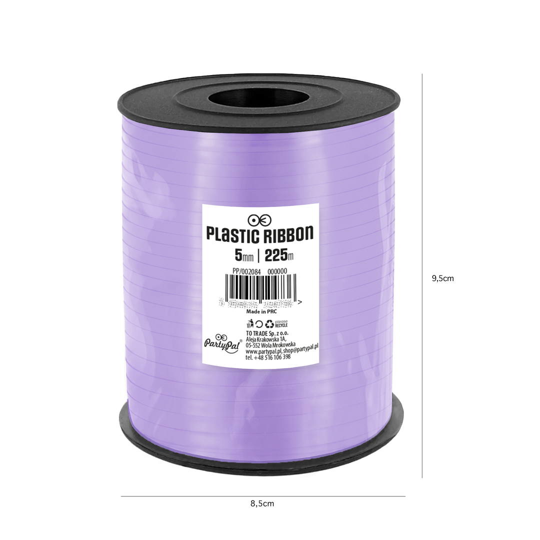 Light purple plastic ribbon 225m