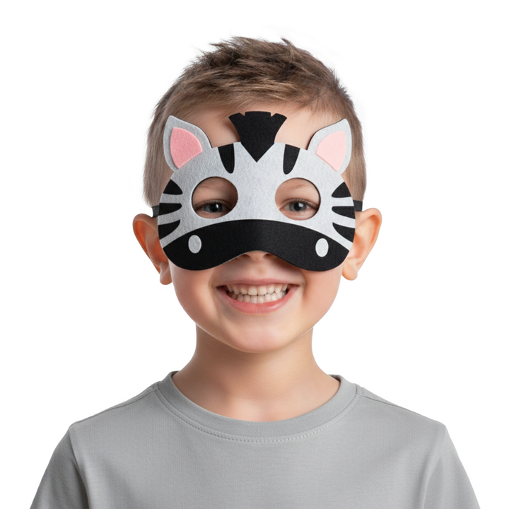 Maska filcowa Zebra 1szt.