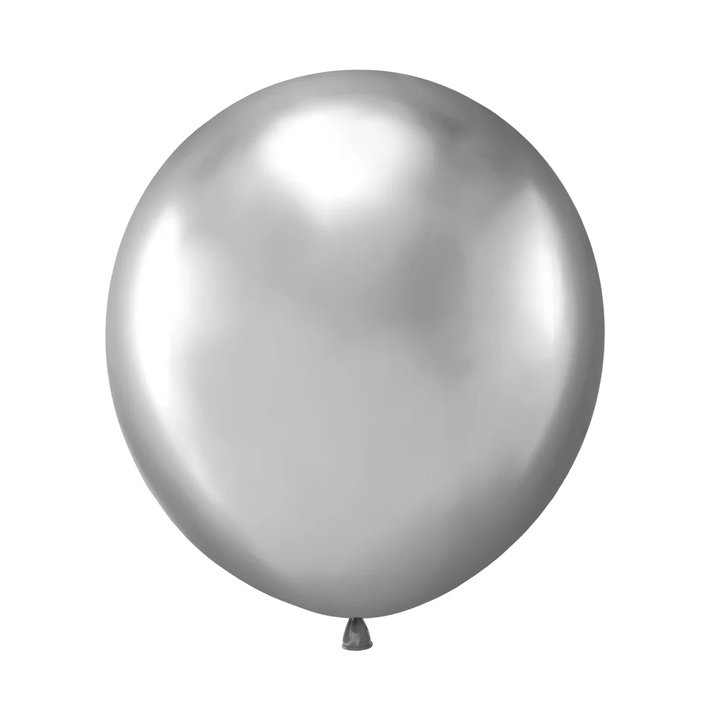 Balony chrom srebrne 18cali 2szt.