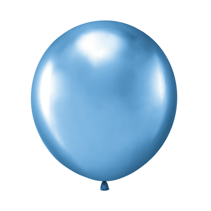 Balony chrom niebieskie 18cali 2szt.