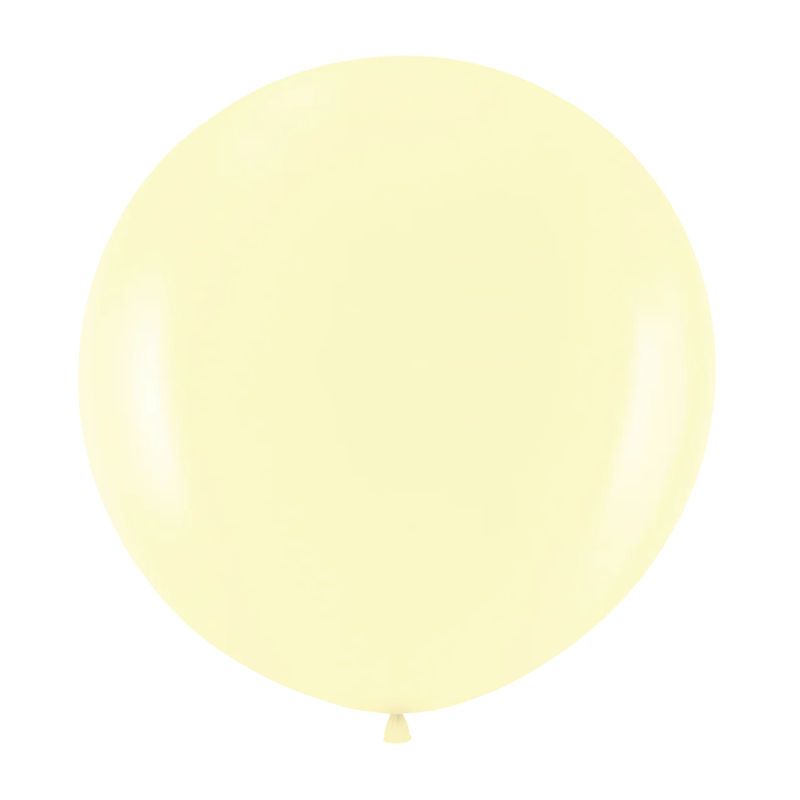 Balon okrągły jasnożółty 36cali 1szt.