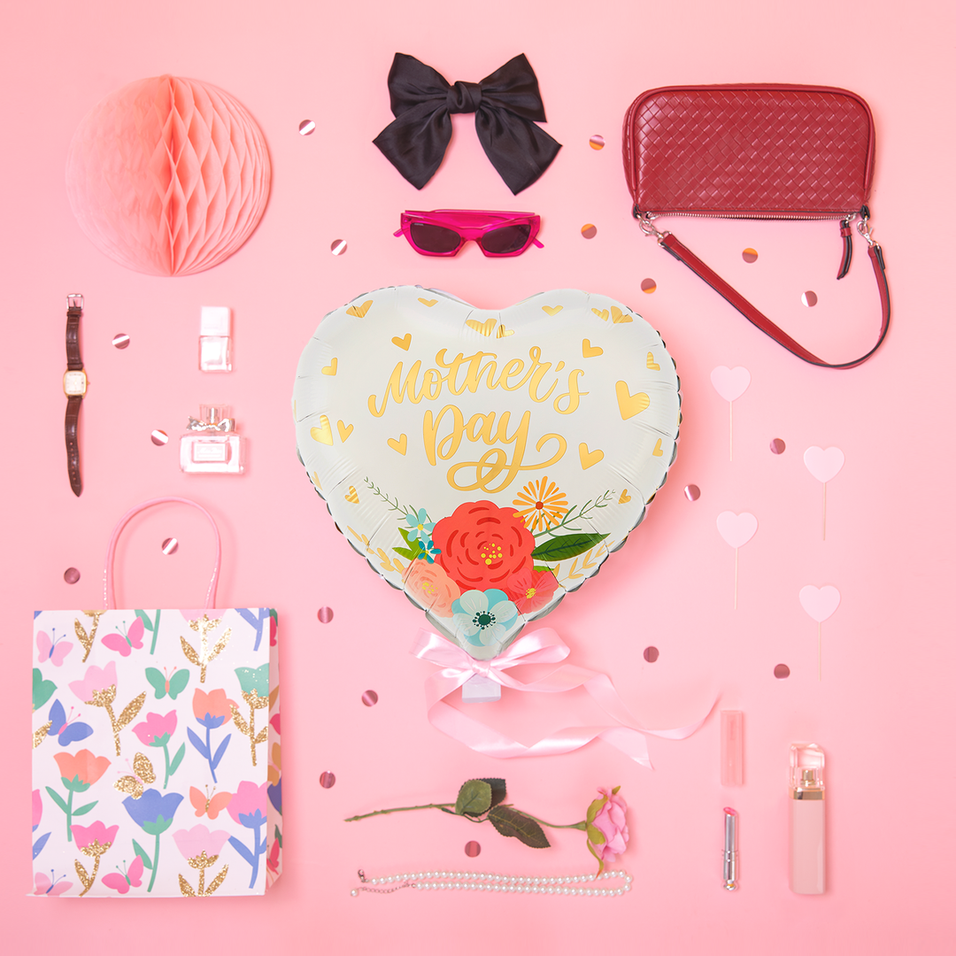 Balon foliowy serce Mother's Day 45cm