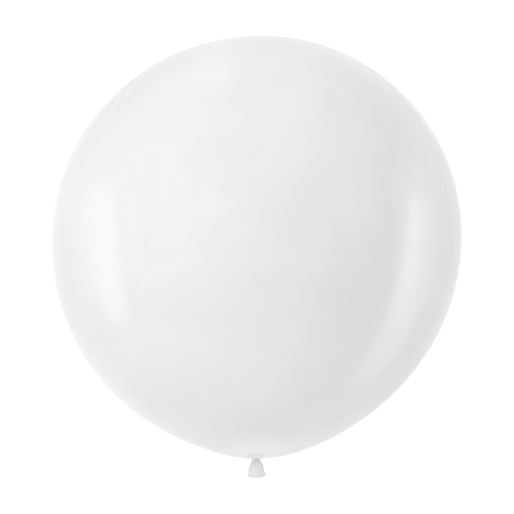 Balon okrągły biały 36cali 1szt.