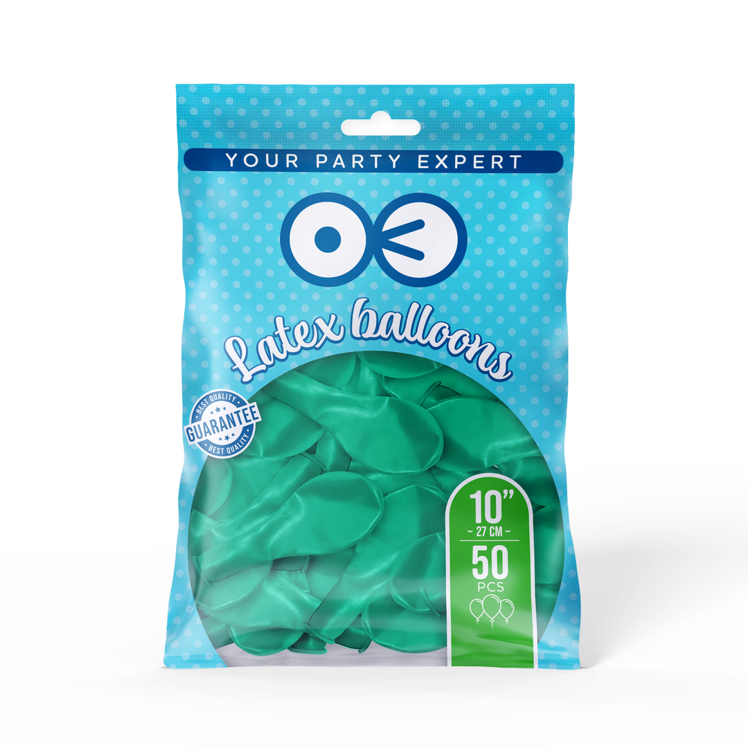 Balony chrom morskie 10cali 50szt.