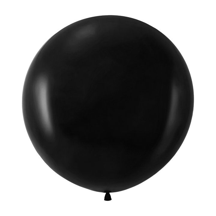 Balon okrągły czarny 36cali 1szt.
