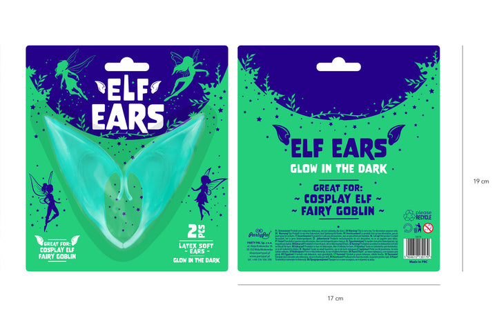 Halloween Elf Ears 10x4.5cm - OUTLET