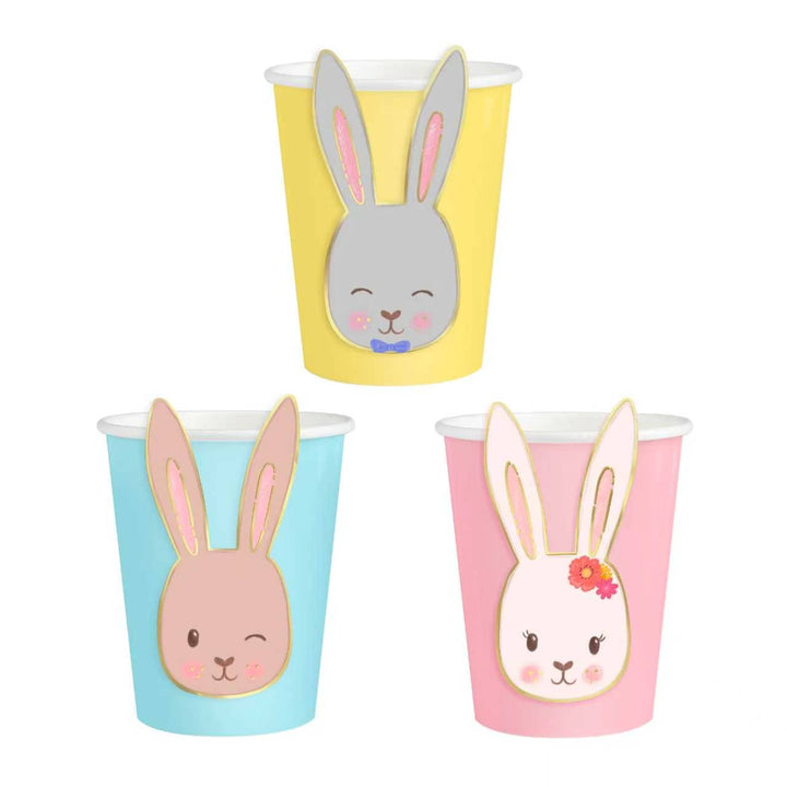 Osterhase-Becher 220 ml, DIY-Set, 6 Stück