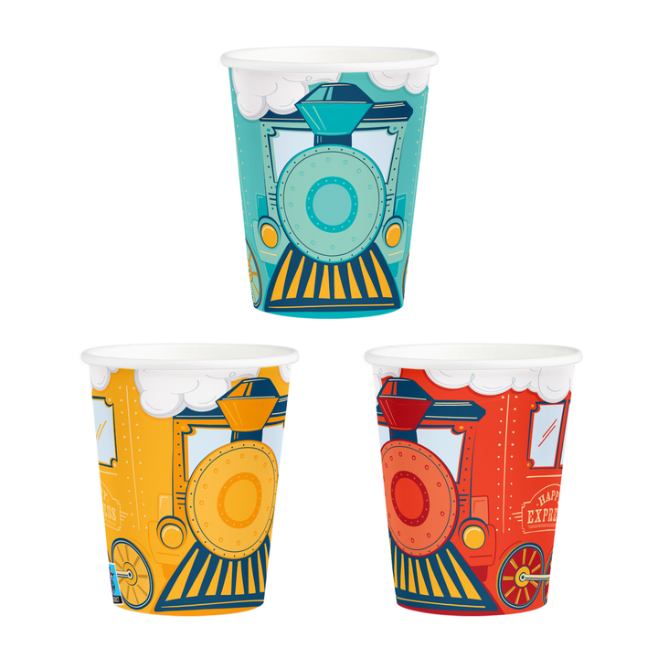 Becher „Ciuchcia“, 270 ml, 6 Stück