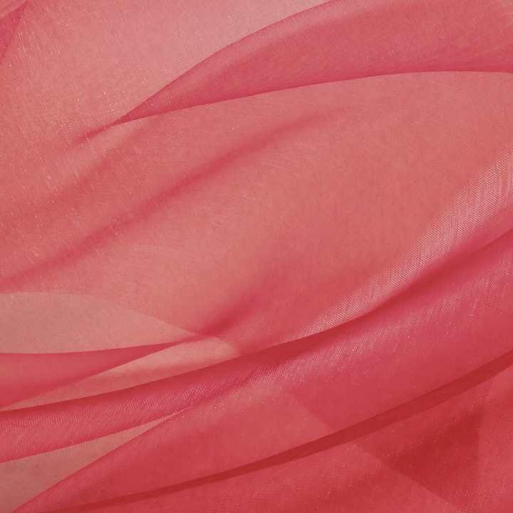 Organza gładka burgundowa 0,16x9m