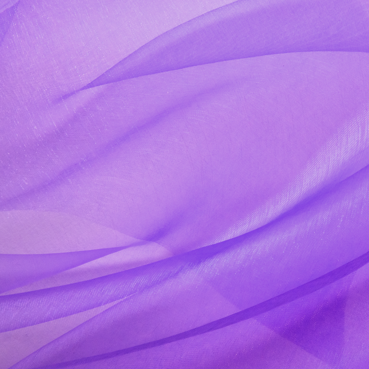 Organza gładka fioletowa 0,16x9m